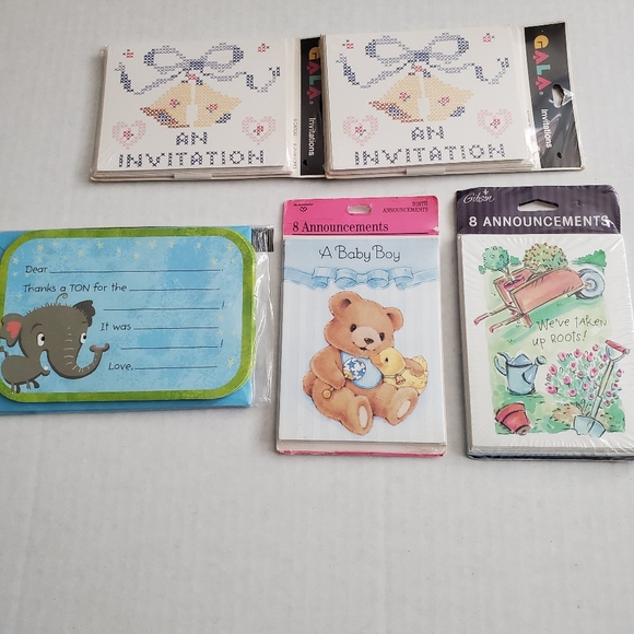 17 Packs of Invitation/Thank You Cards - Picture 9 of 10